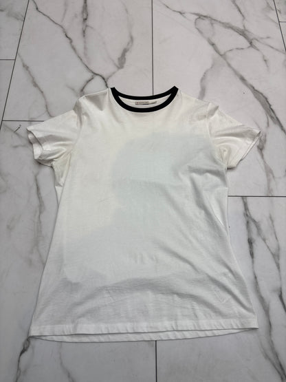 Moncler White Tee PRE-OWNED