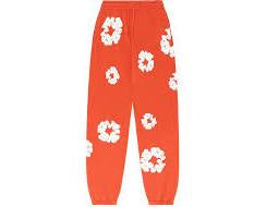 Denim Tears Orange Sweatpants Cuffed