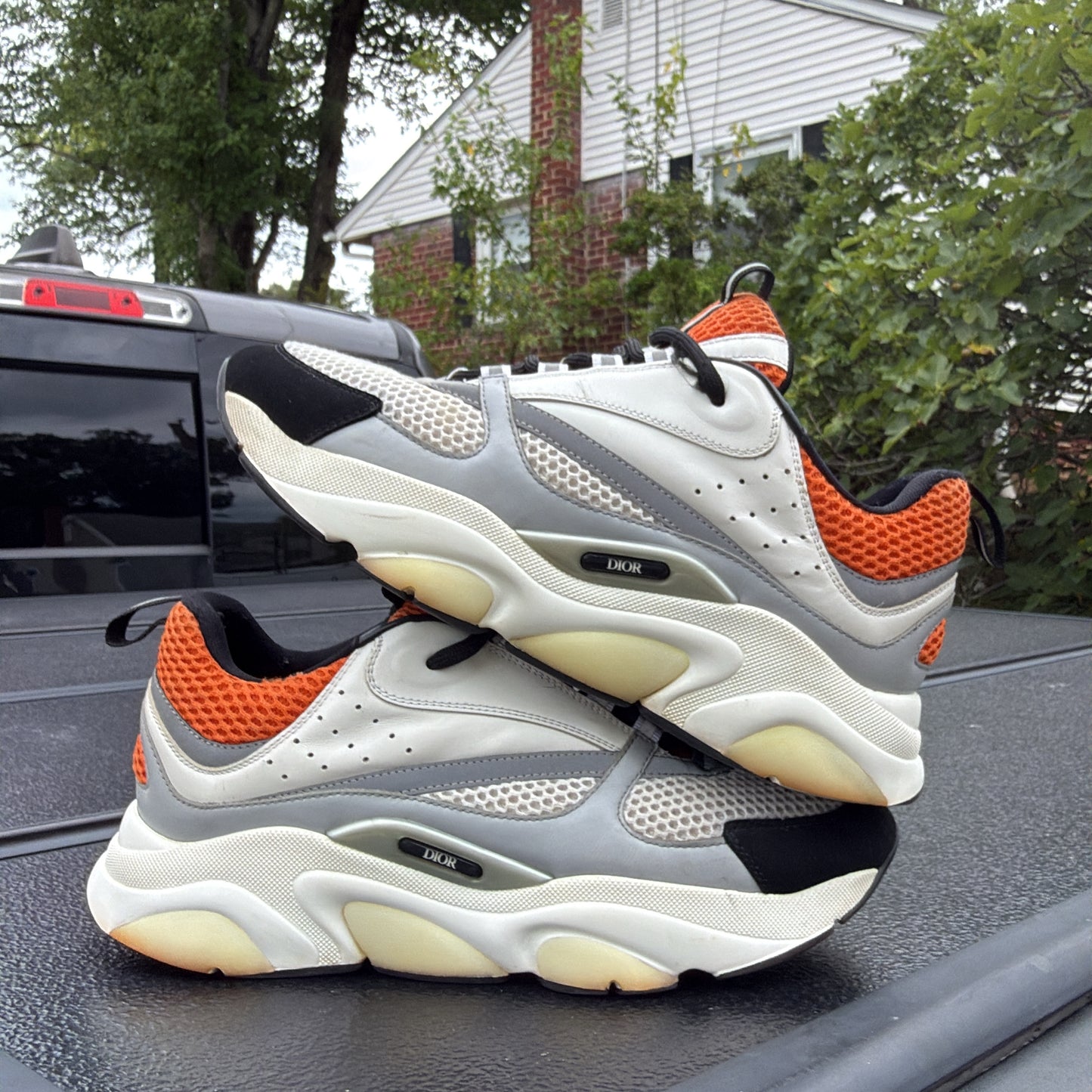 Dior B22 Orange/White/Black USED NO BOX