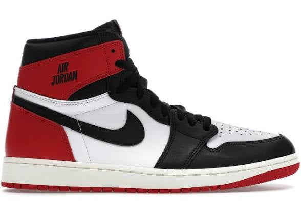 Jordan 1 Mid Black Toe W box Used