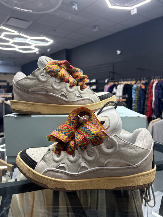 Lanvin Curb White USED W BOX