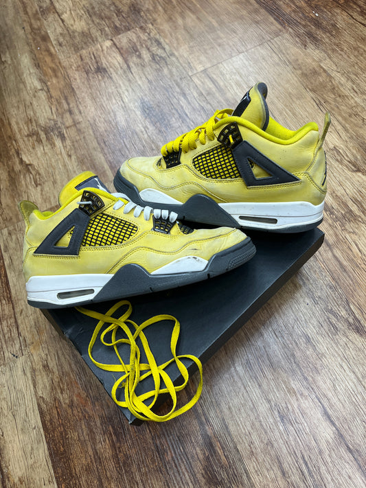 Jordan 4 lightning pre-owned