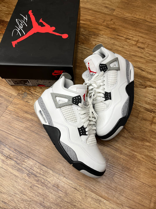 Jordan 4 White cement size 11 Used with box