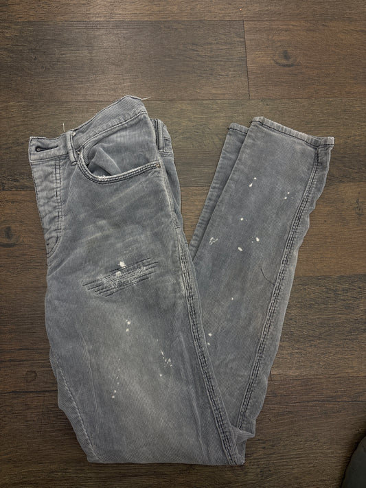 PURPLE GREY JEANS NO TAGS PRE-OWNED