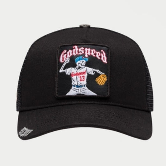 Godspeed Mood Trucker Hat II (Black Interchangeable Patches)