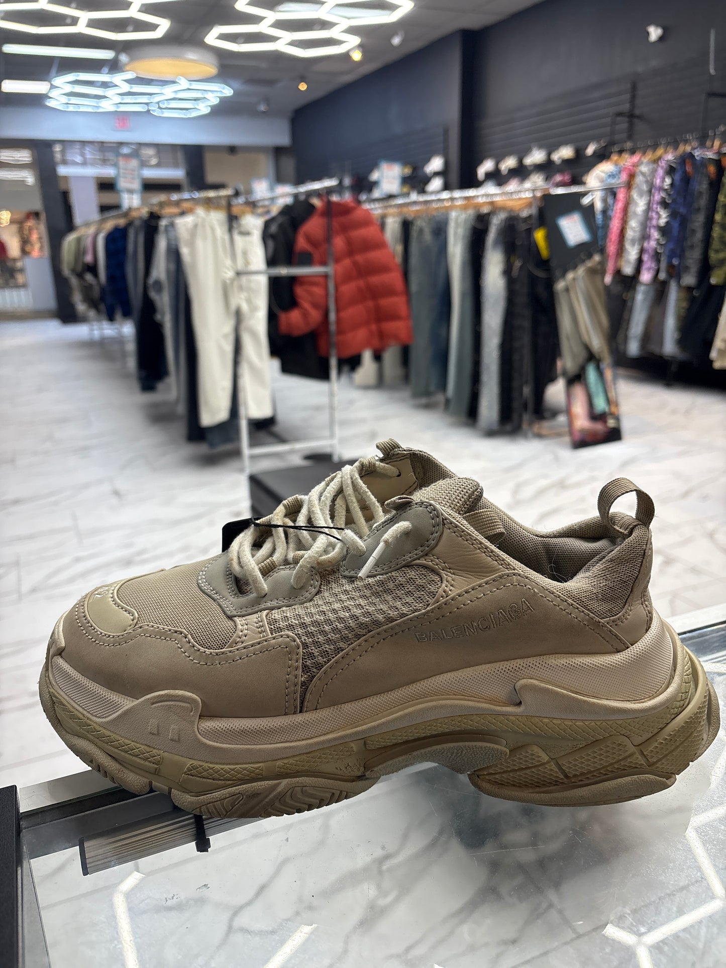 Balenciaga Triple S Cream USED  No box