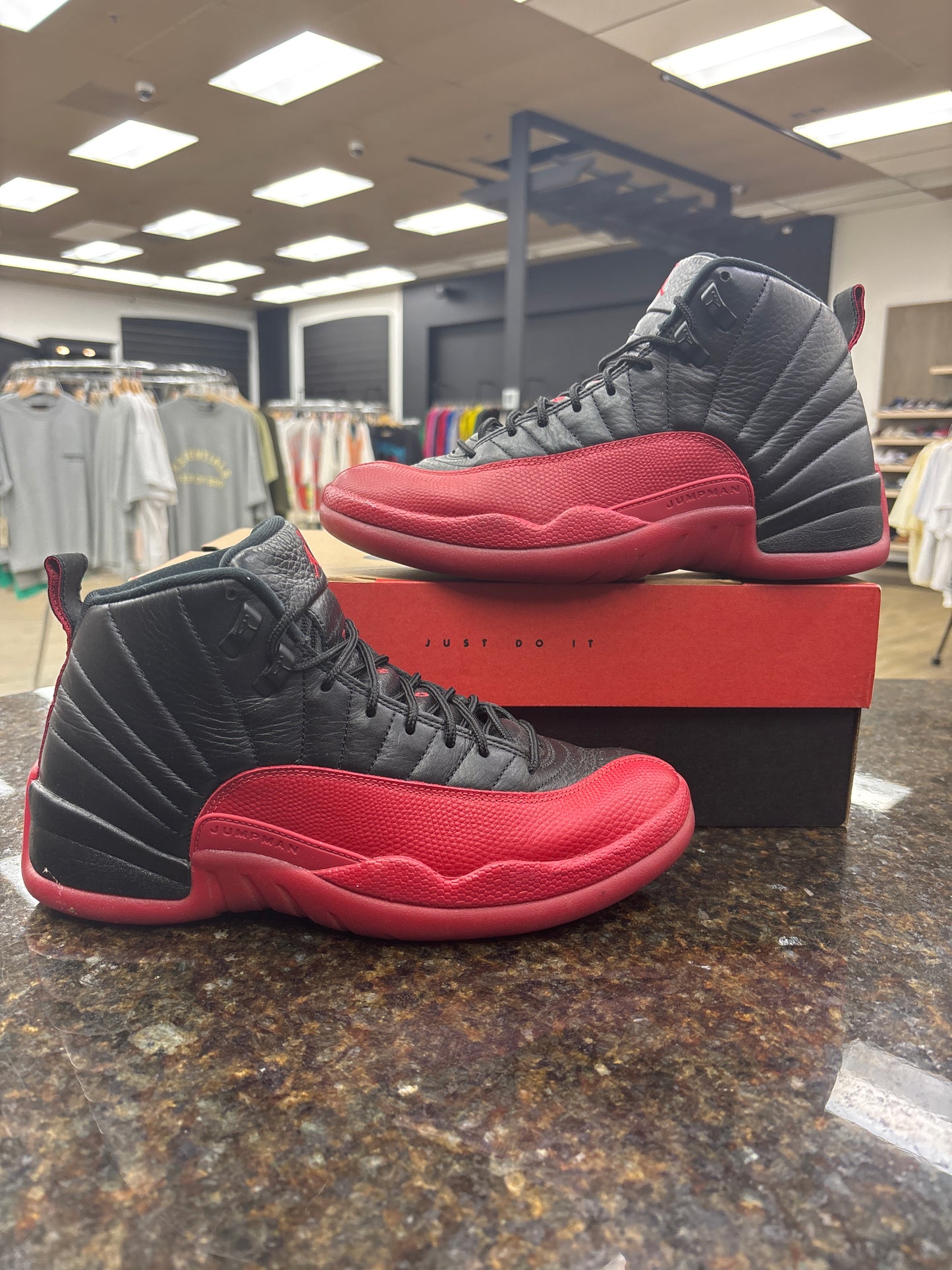 Jordan 12 Flu Game USED WITH BOX