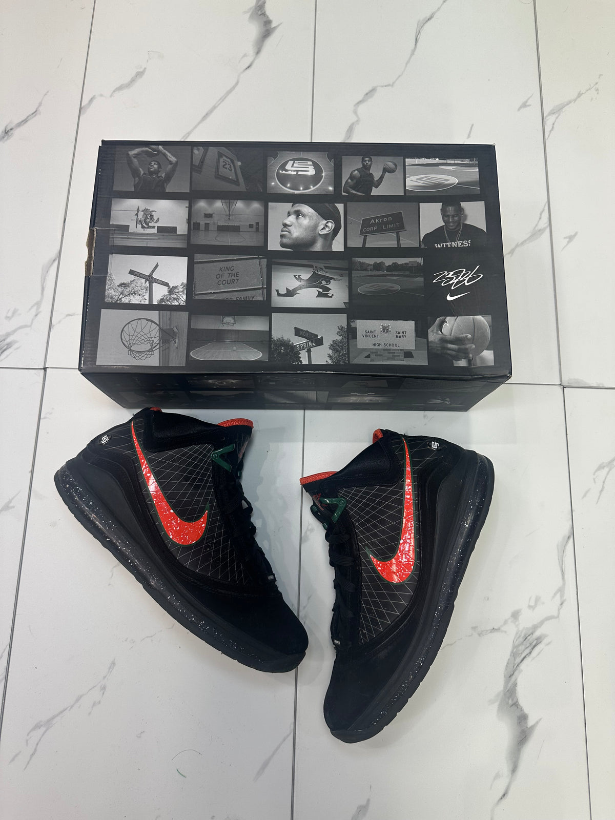 Nike LeBron 7 Retro X Florida A&M Used With Box