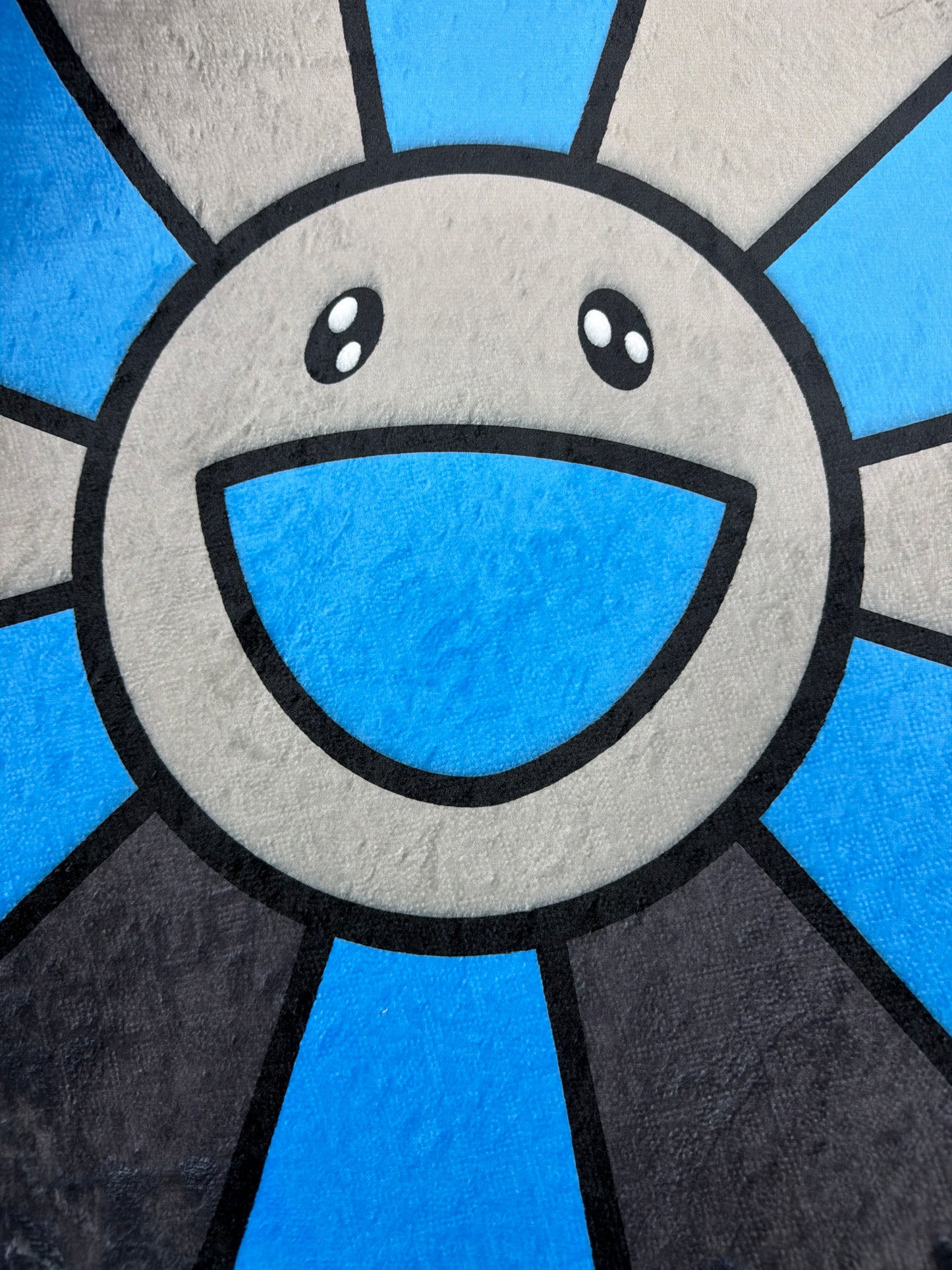 Takashi Murakami Blue Rug
