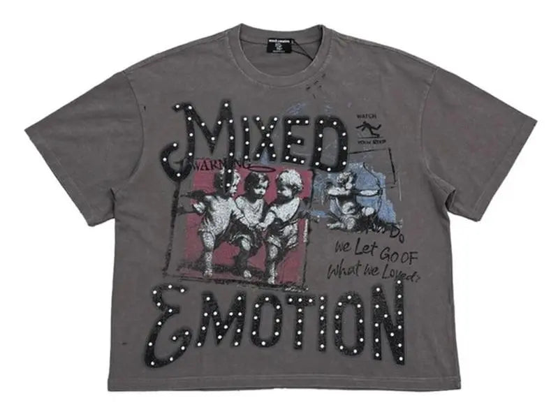 Mixed Emotions Grey Friends Tee