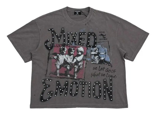 Mixed Emotions Grey Friends Tee
