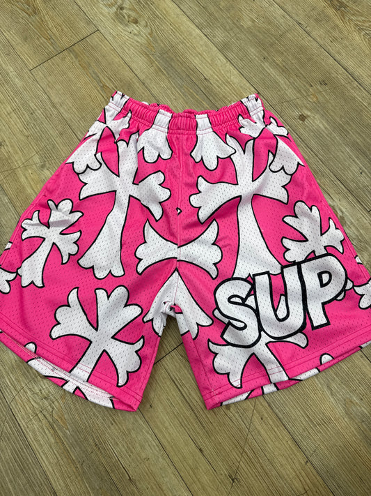 Sup Crosses White & Pink