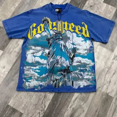 GodSpeed Blue “Liberty” Tee