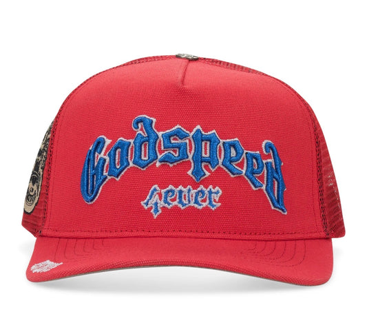 Godspeed trucker hat Red/white/blue forever
