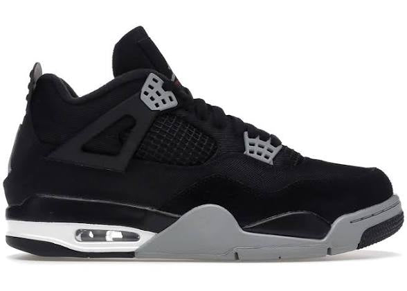 Jordan 4 Black Canvas GS