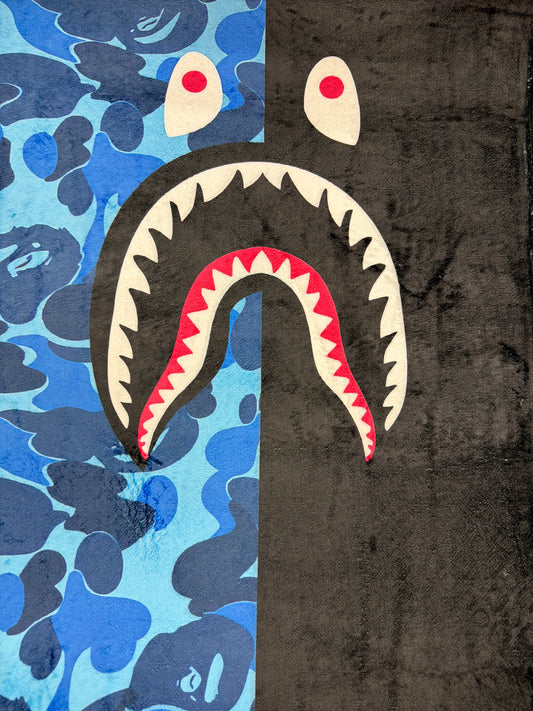 Bape Blue Black rug