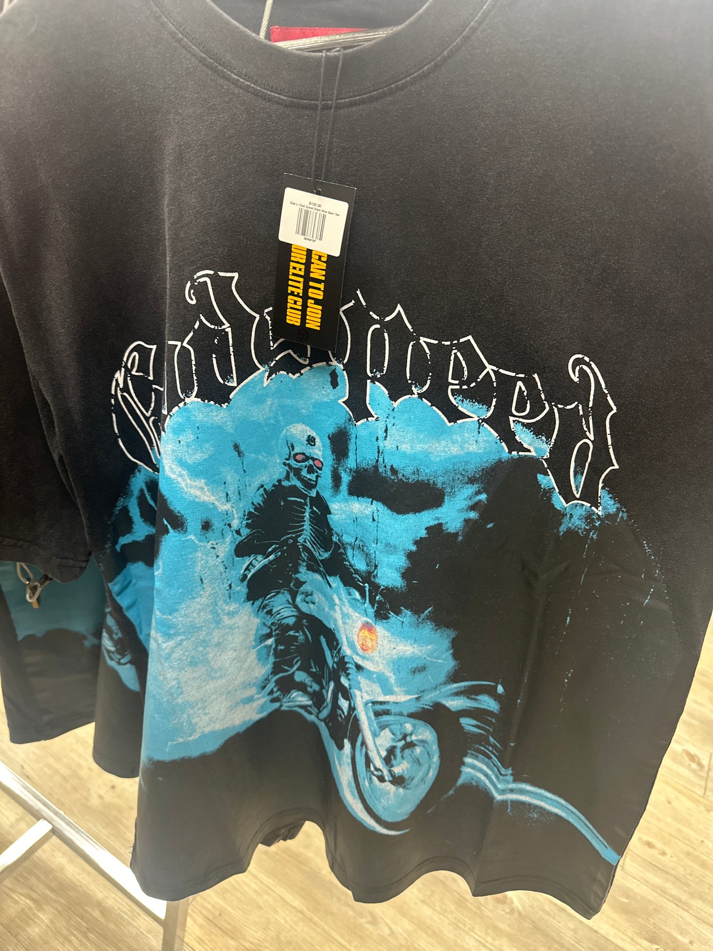 Godspeed black blue rider tee
