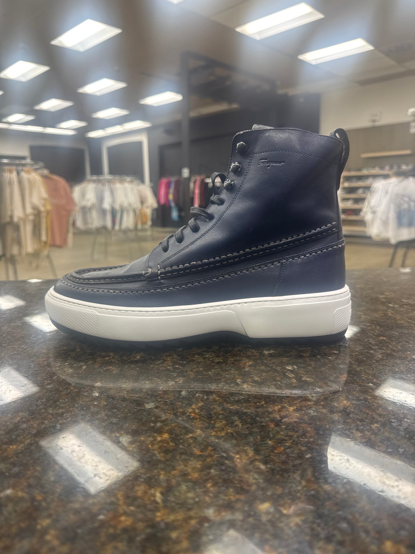 Ferragamo High Top Used W Box