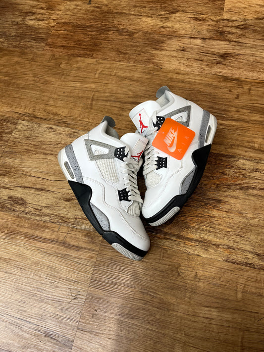 Jordan 4 white cement pre-owned