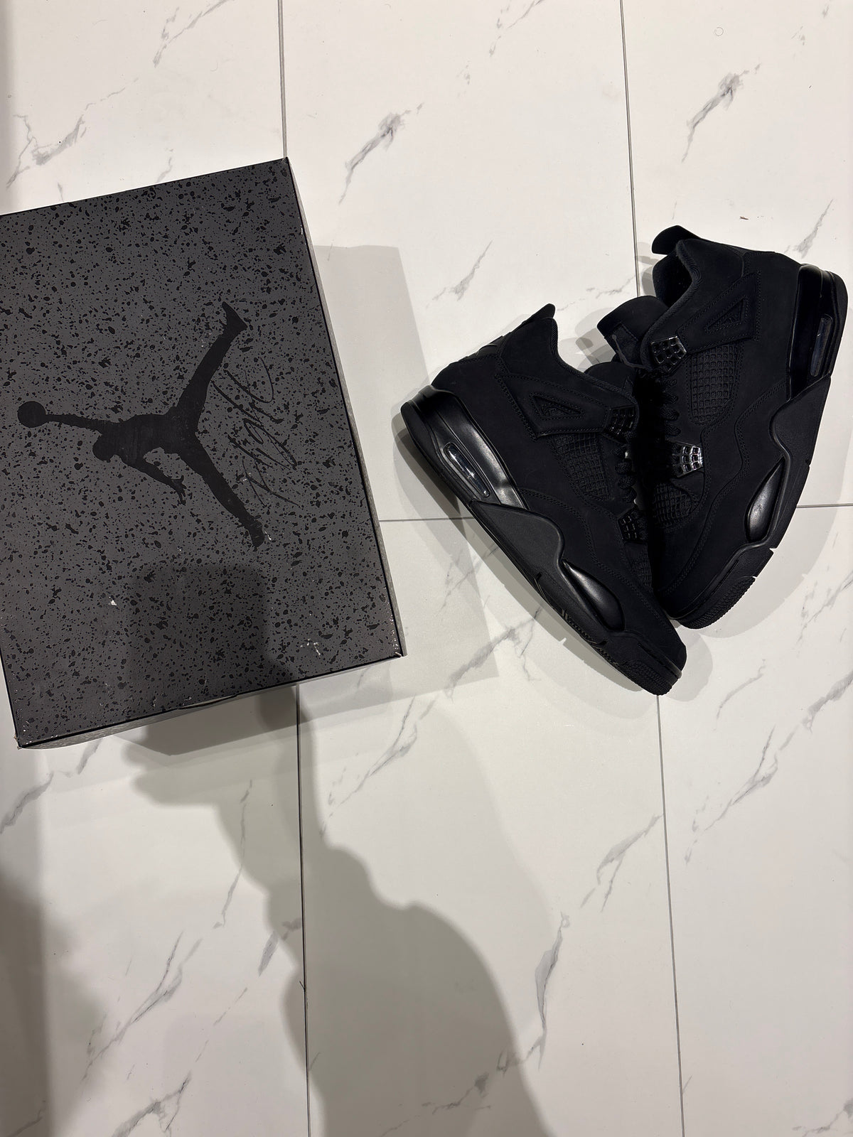 Jordan 4 ‘Black Cat’ USED WITH BOX