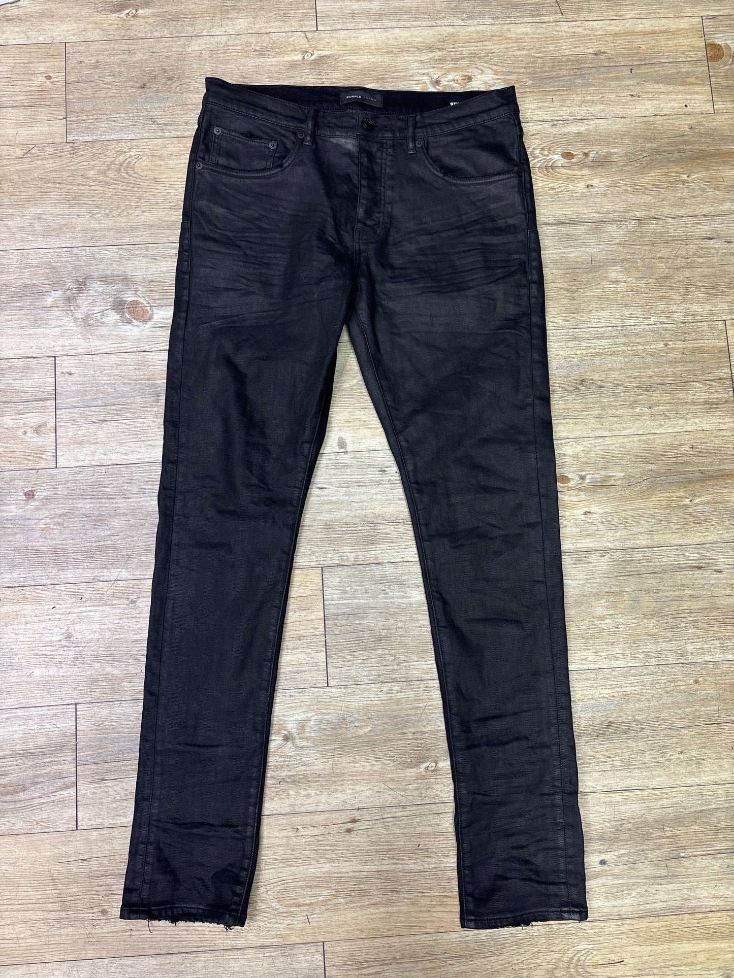 PURPLE P001 COATED INDIGO JEANS USED