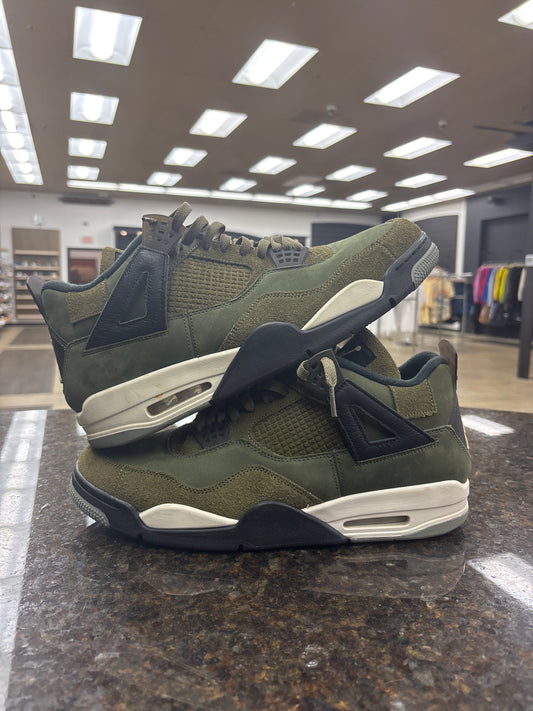 Jordan 4 crafty olive used no box