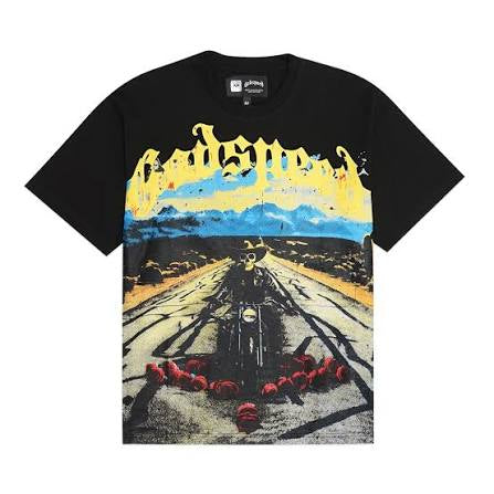 GodSpeed Black “Rose Trail” Tee