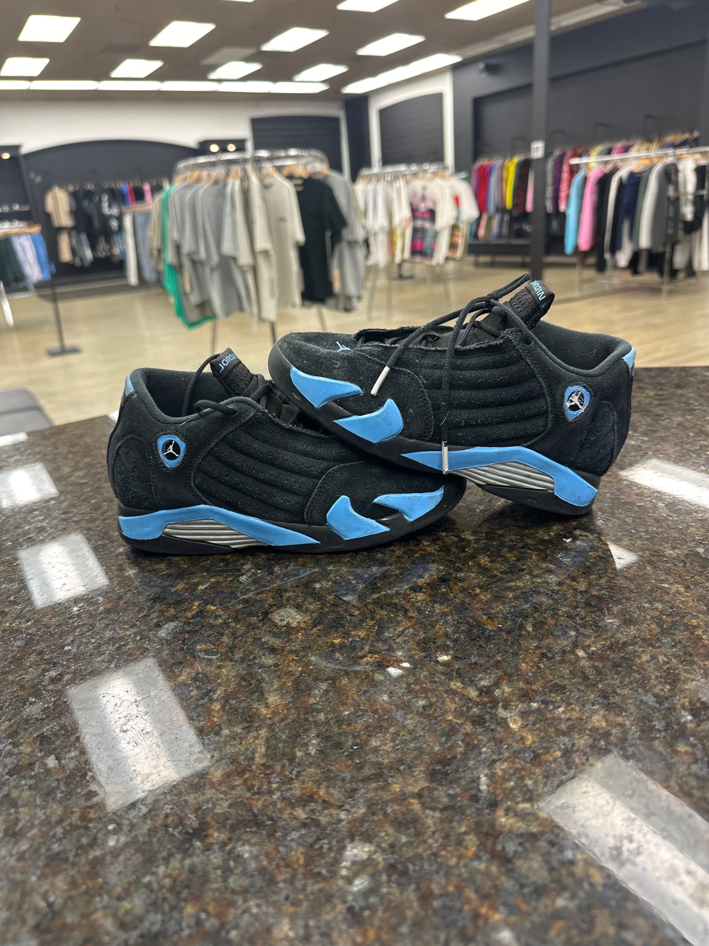 Air Jordan 14 Retro 'Black University Blue' 2026 Used Without Box