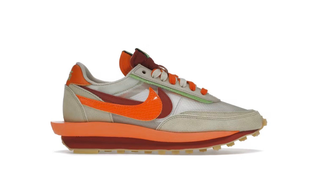 Nike LD Waffle sacai CLOT Kiss of Death Net
Orange Blaze