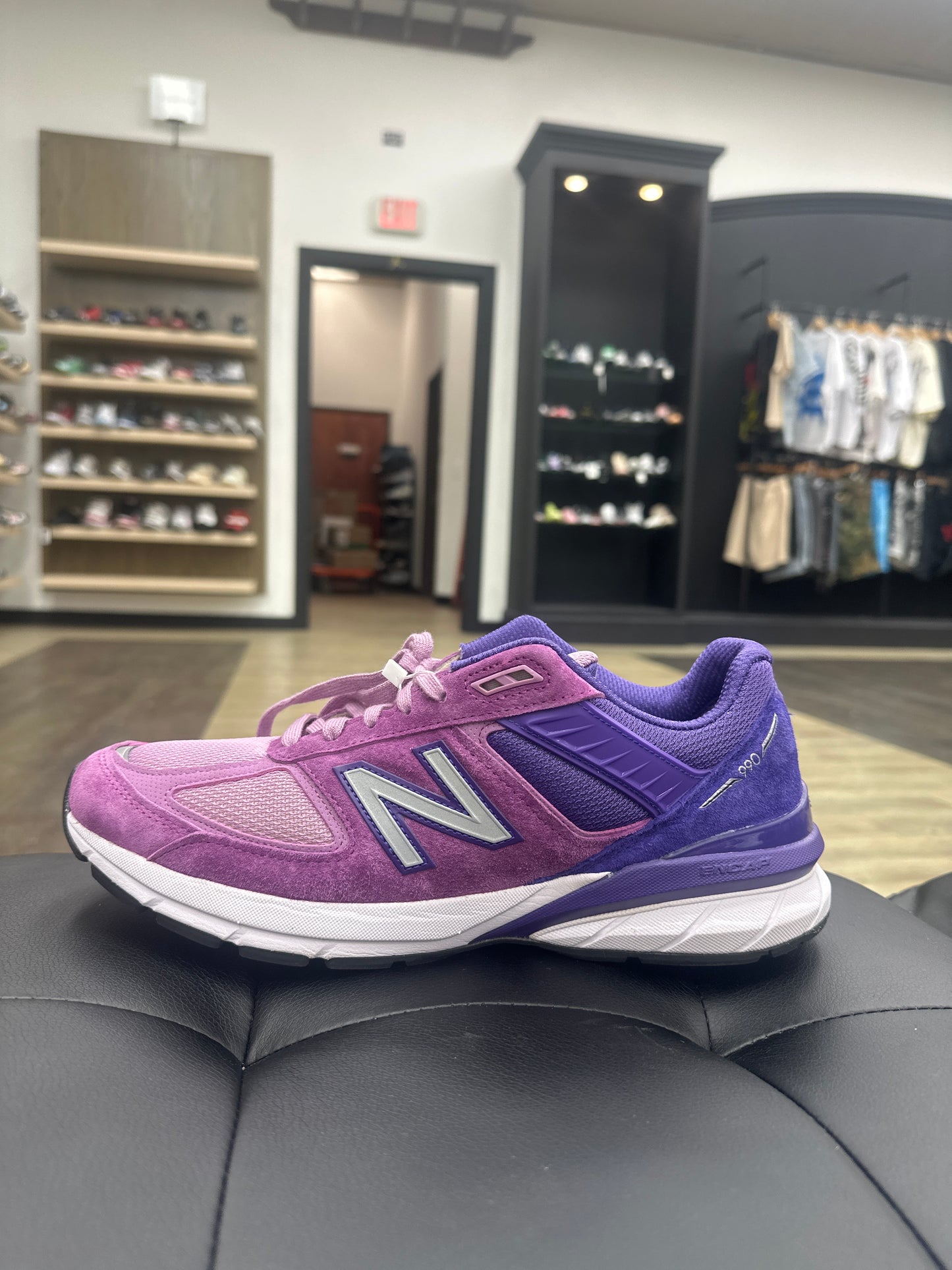 New Balance 990V5 Purple Pink With Box