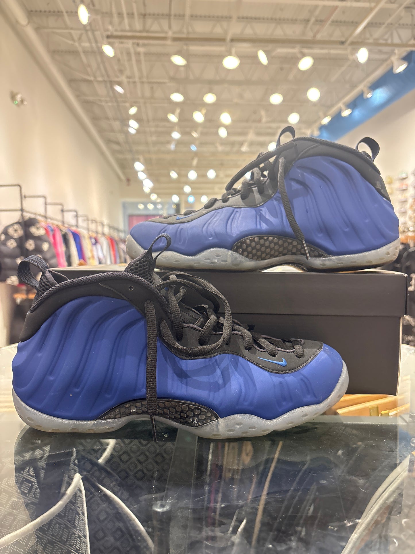Nike Foamposite Deep Royal USED WITH BOX
