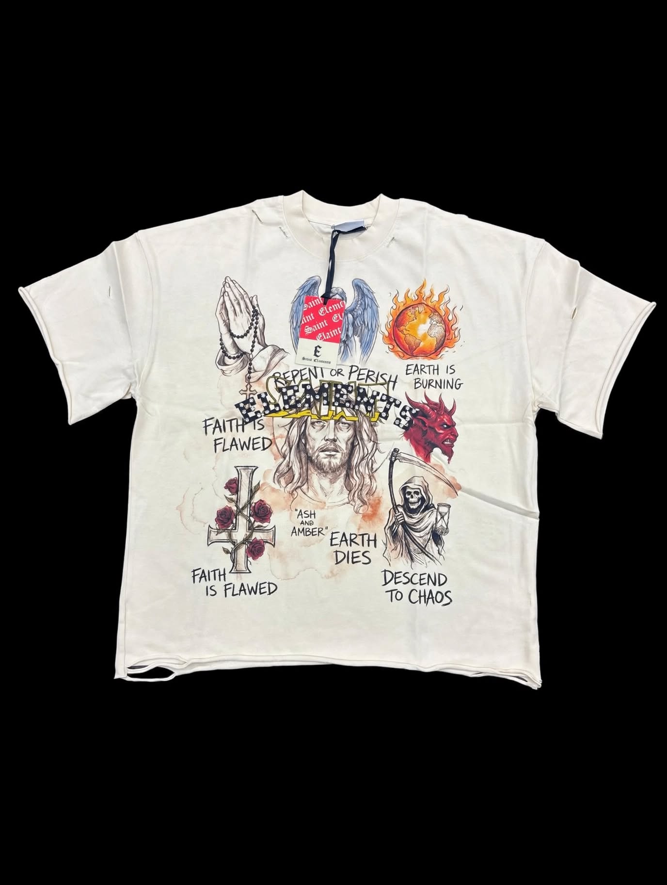 Saints Elements Cream Apocalypse Tee