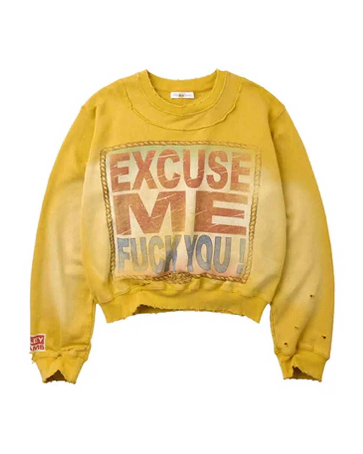 Vale Forever Excuse Me" crewneck sweatshirt