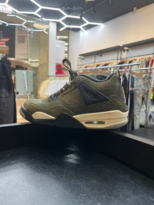 Jordan 4 “Olive Craft” Used W Box