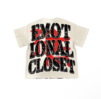 Mixed Emotion White Invasions Tee