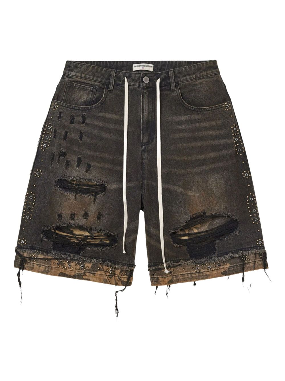 Vale Forever Cream Double Jorts Tan/Black
