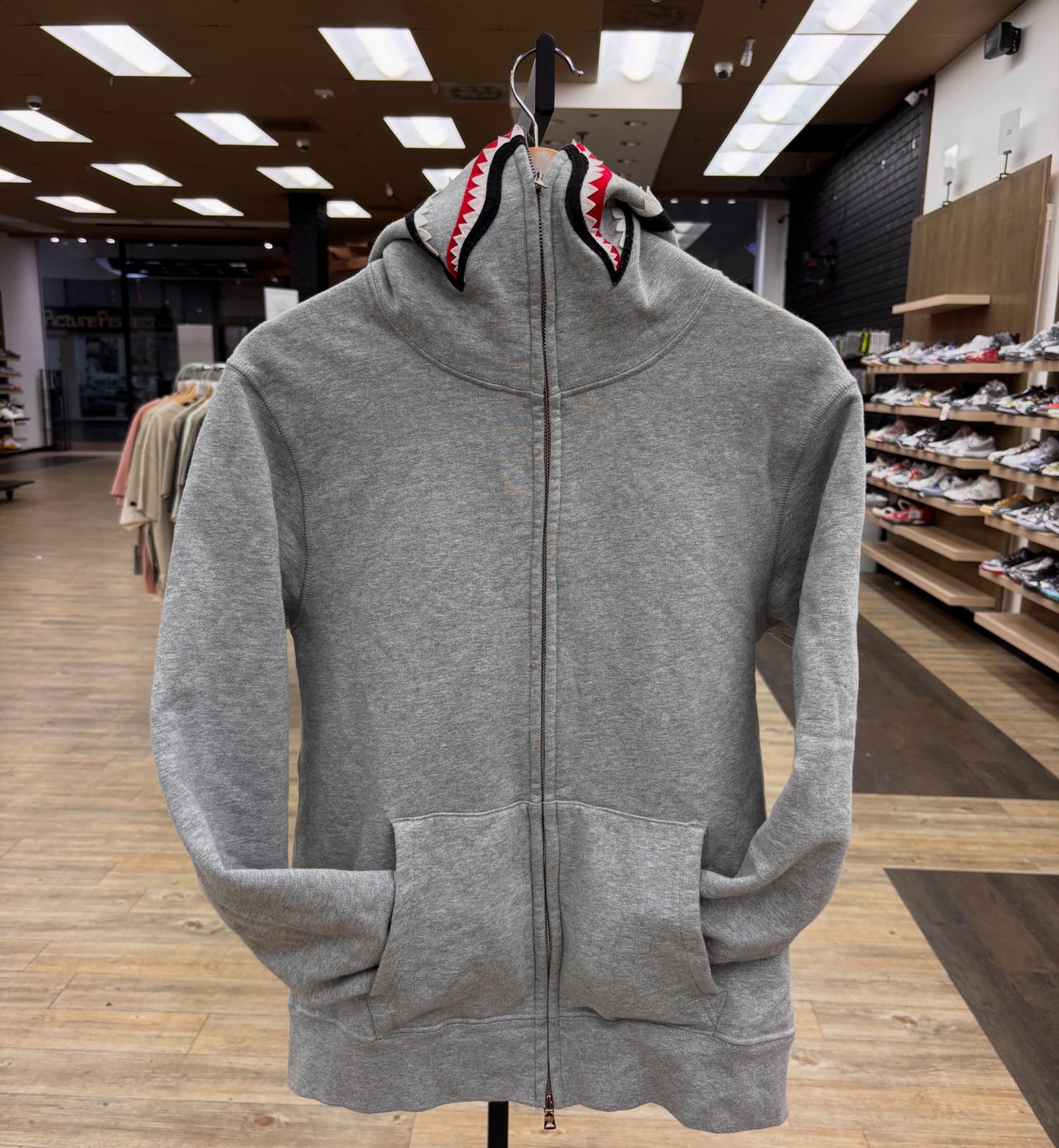 Grey Bape Hoodie USED