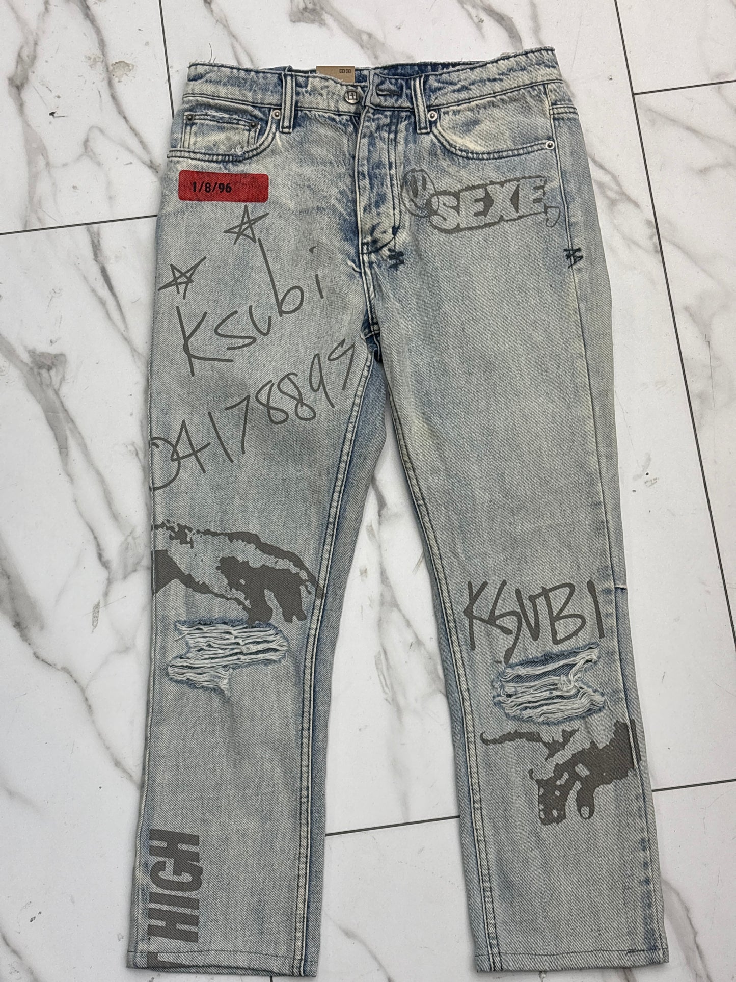 KSUBI CHITCH FLYER TRASHED SLIM FIT