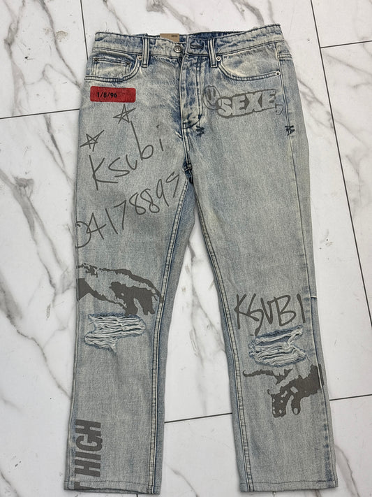 KSUBI CHITCH FLYER TRASHED SLIM FIT