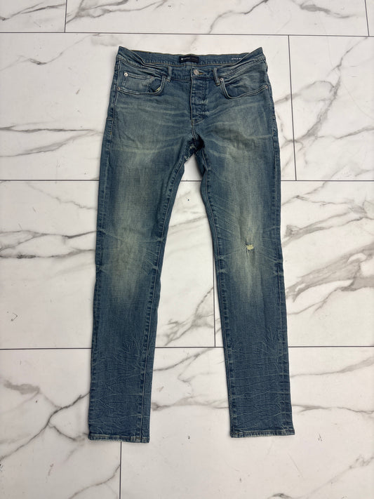 Purple Brand Blue Faded Jeans USED