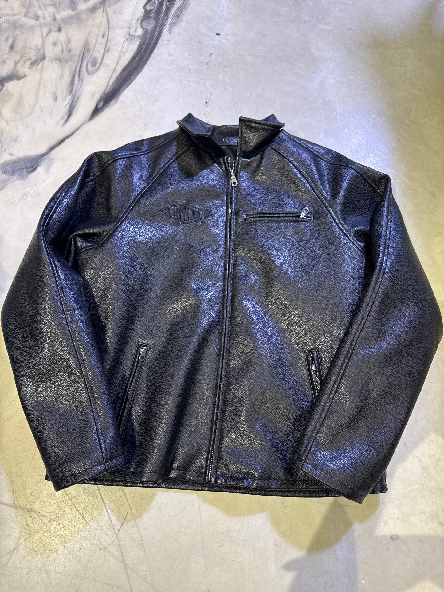 HMDD Black Leather Jacket