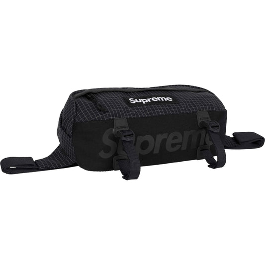 Supreme logo black waist bag "SS24"
