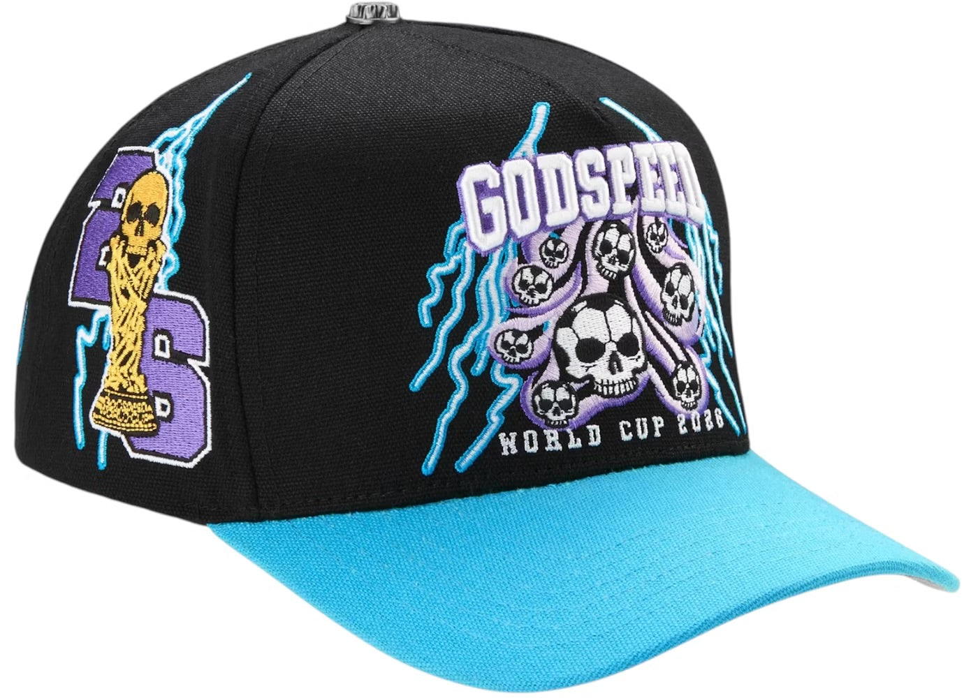 Godspeed World Cup Voltage (Black & Aqua) Hat
