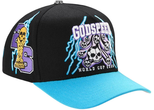 Godspeed World Cup Voltage (Black & Aqua) Hat