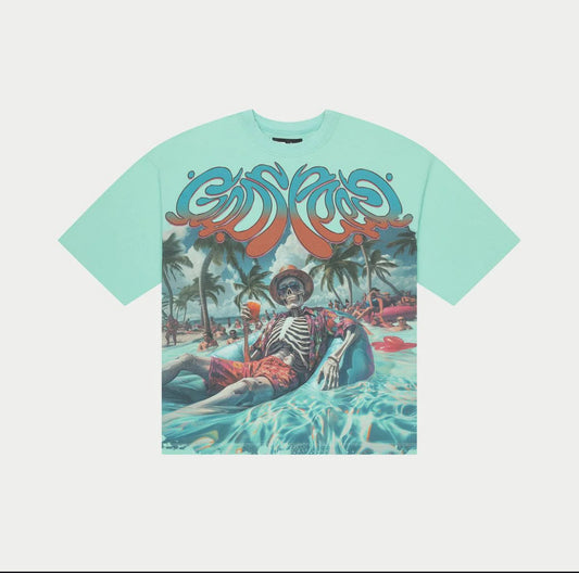 Godspeed turquoise beach tee