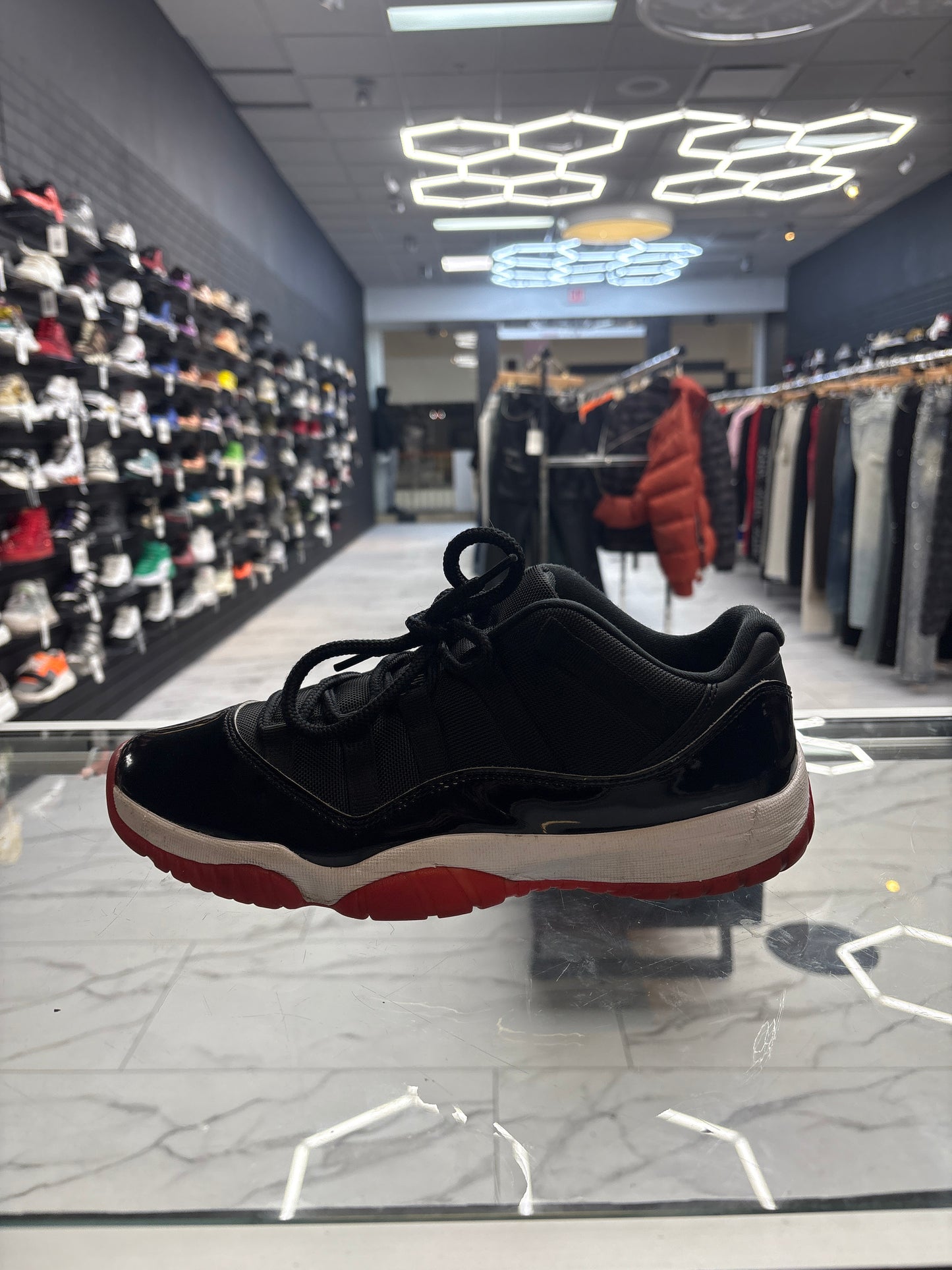 Jordan 11 ‘Bred’ Lows USED W BOX