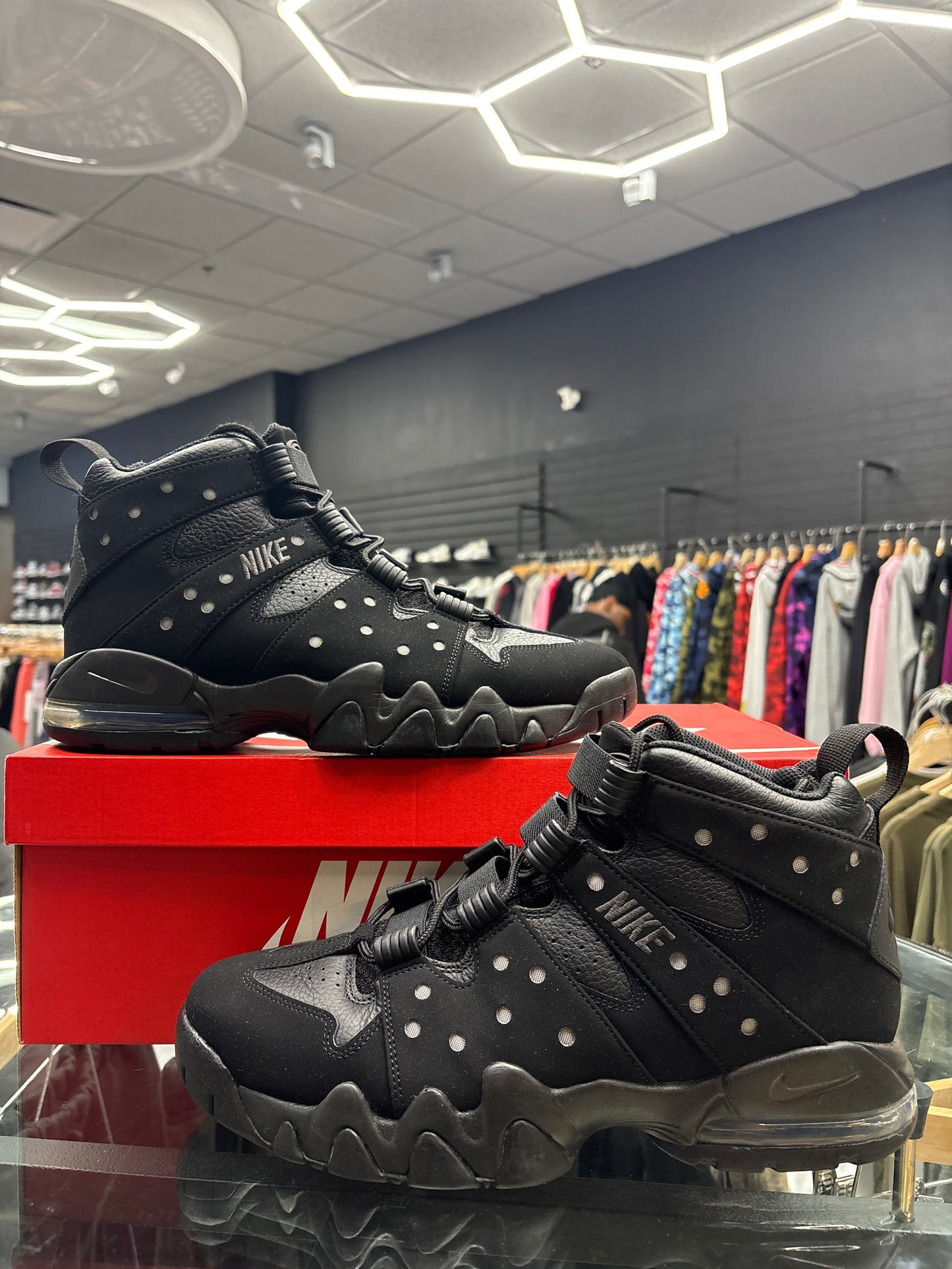 Charles Barkley Triple Black USED W BOX
