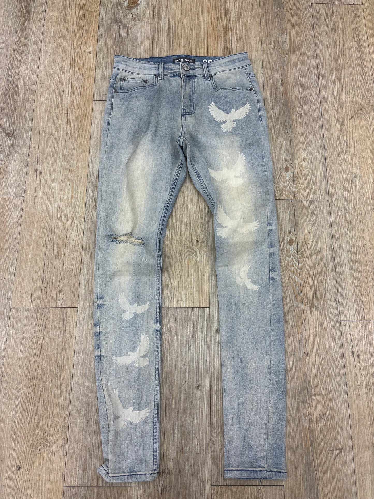 Serenede White Dove Blue Jeans USED
