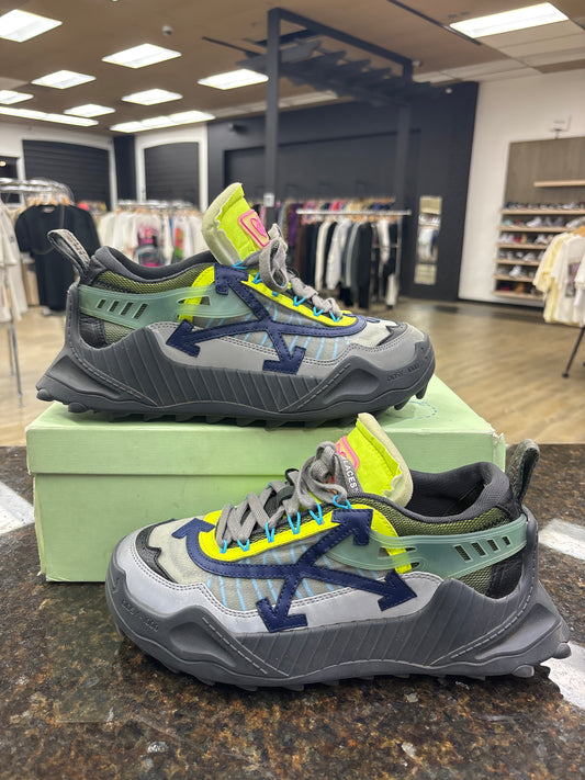 Off-White Black/Purple/Neon ODSY 100 USED W BOX
