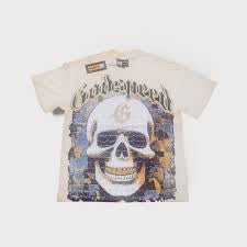 GodSpeed Cream Skull Puzzle Tee